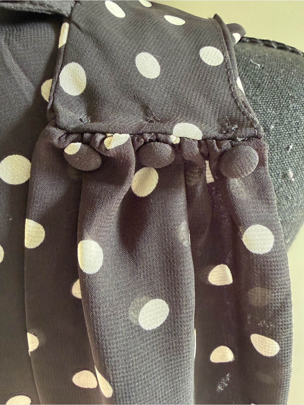 RACHEL Rachel Roy Black and White Polka Dot Dress - Picture 3 of 5